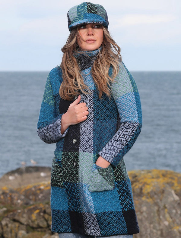 Gemma Coat - Tara Blue - The Celtic Gift Store - Clothing