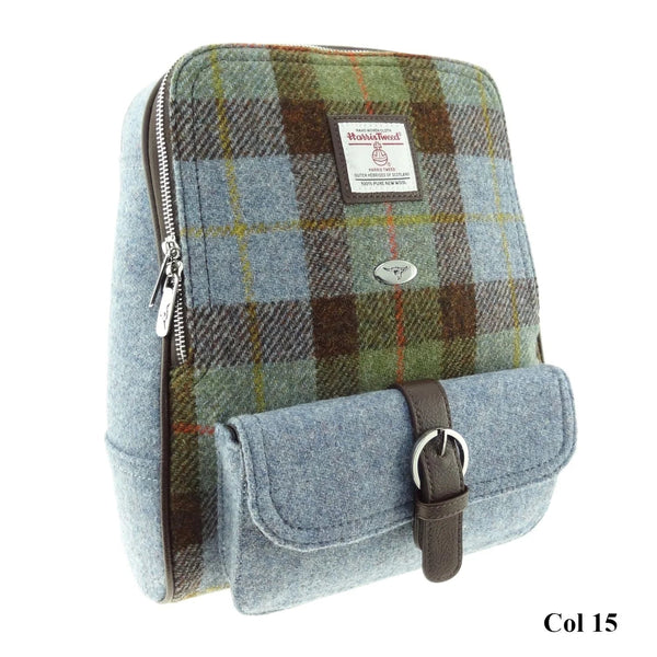 Glen Appin MacLeod Tartan Harris Tweed Backpack - The Celtic Gift Store - Handbags