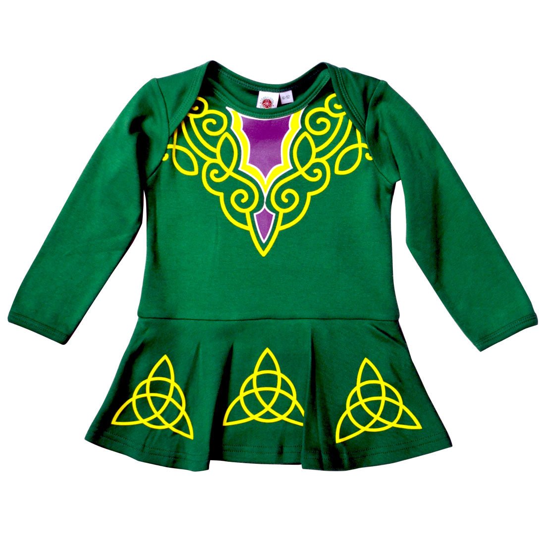 Green Irish Dancer Baby Vest - The Celtic Gift Store - 