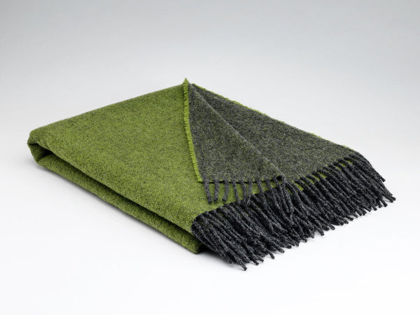Green Meadow McNutt Wool Throw - The Celtic Gift Store - Blankets and Bedding