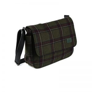 Green Tartan Tweed Saddle Bag - The Celtic Gift Store - Handbags