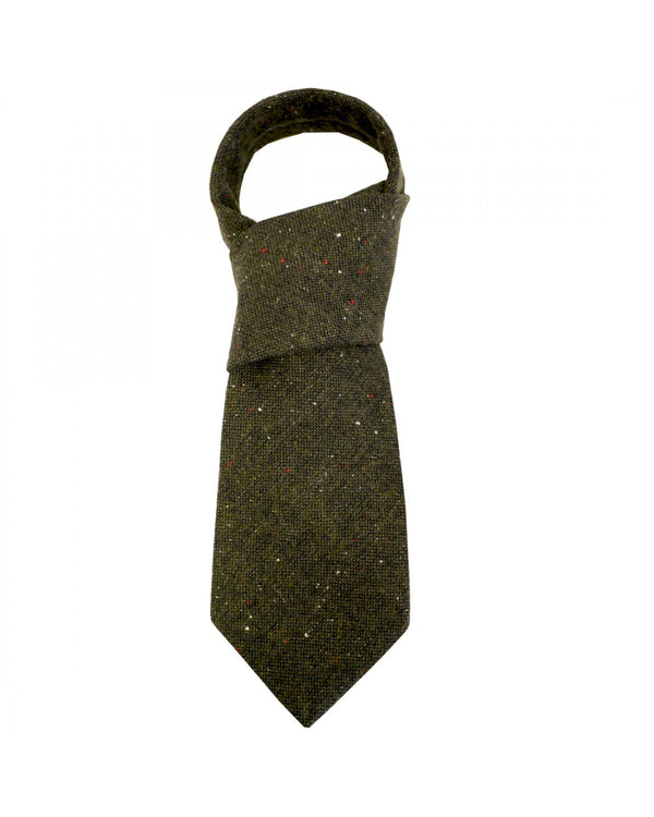 Green Tweed Tie