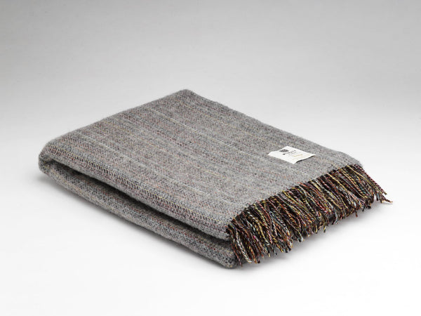 Grey Tweed McNutt Throw - The Celtic Gift Store - Blankets and Bedding