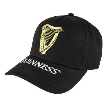 Guinness Black Harp Baseball Cap - The Celtic Gift Store - Hats
