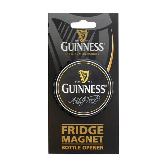 Guinness Contemporary Screw Cap Bottle Opener Magnet - The Celtic Gift Store - Barware