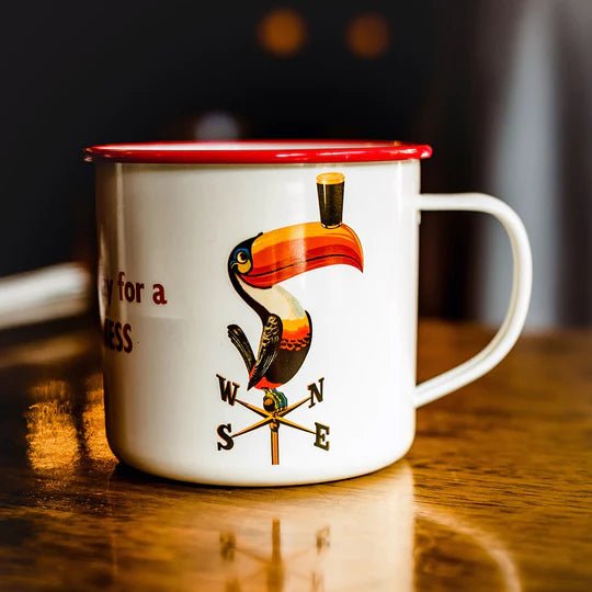 Guinness Enamel Toucan Mug - The Celtic Gift Store - Drinkware