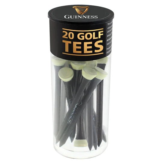 Guinness Harp Logo Golf Tees (20pk) - The Celtic Gift Store - Gift