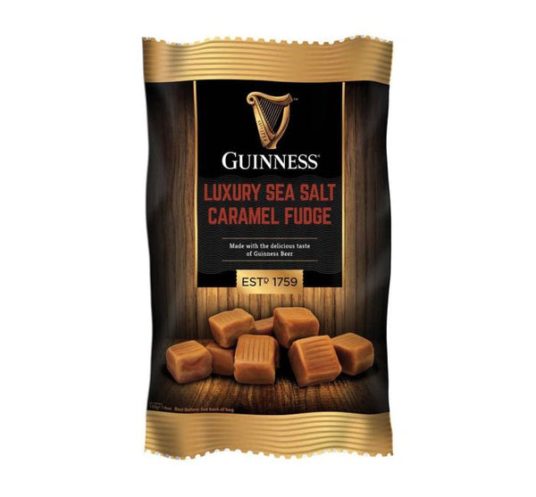 Guinness Luxury Sea Salt Caramel Fudge - The Celtic Gift Store - Food