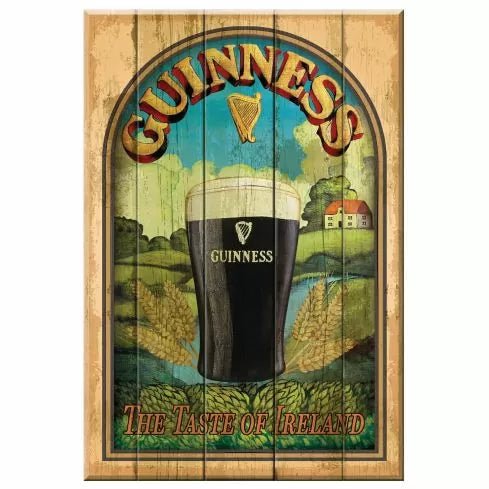Guinness Nostalgic Sign - Taste of Ireland - The Celtic Gift Store - Decor