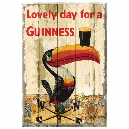 Guinness Nostalgic Sign - Toucan Sign - The Celtic Gift Store - Decor