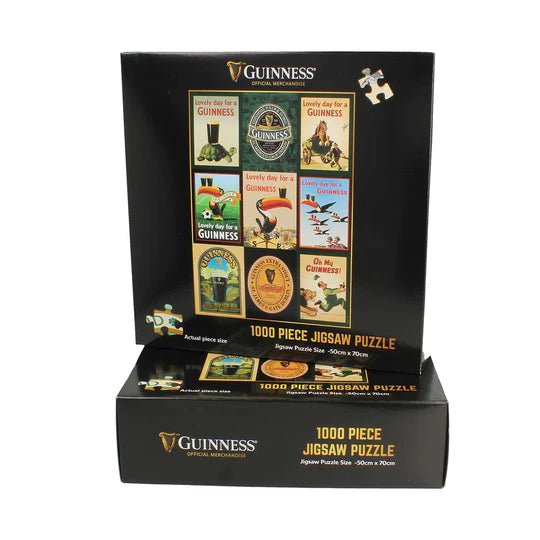 Guinness The 9 Image Jigsaw Puzzle | 1000 Pieces - The Celtic Gift Store - Toys & Games