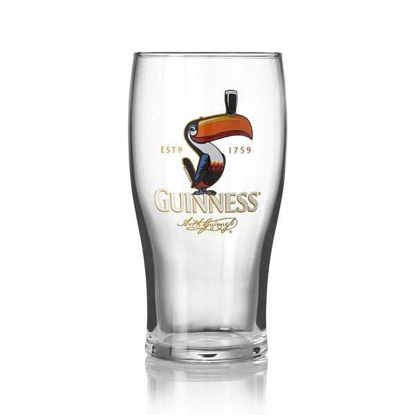 Guinness Toucan 20oz Pint Glass - The Celtic Gift Store - Drinkware