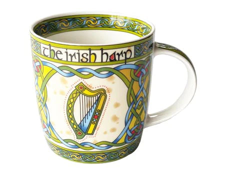 Celtic Harp Mug- Irish Weave