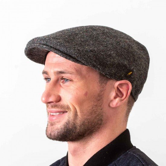 Hatman Dubliner Cap - Charcoal - The Celtic Gift Store - Hats