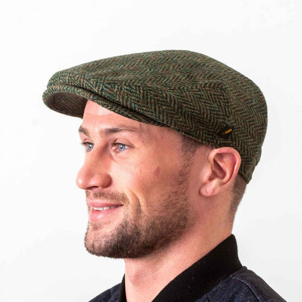 Hatman Dubliner Cap - Green - The Celtic Gift Store - Hats