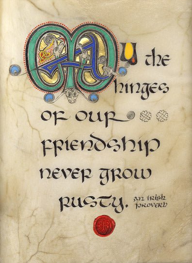 Hinge of Friendship Greeting Card - The Celtic Gift Store - Decor