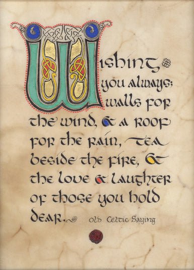House Blessing Greeting Card - The Celtic Gift Store - Gift Option