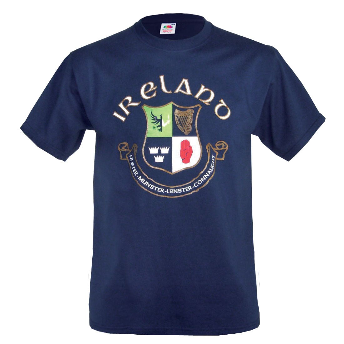 Ireland 4 Provinces Navy T-Shirt - The Celtic Gift Store - 