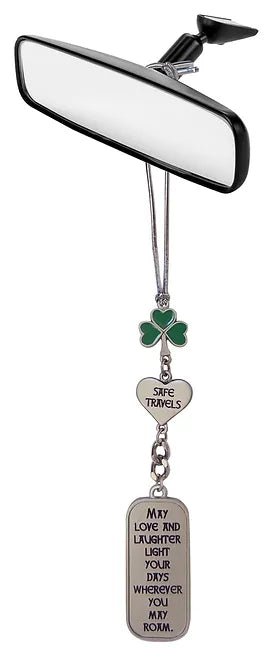 Irish Blessing Safe Travels Car Charm - The Celtic Gift Store - Keychains