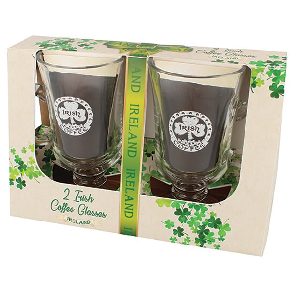 Irish Coffee Glass Set - 2 Pack - The Celtic Gift Store - 
