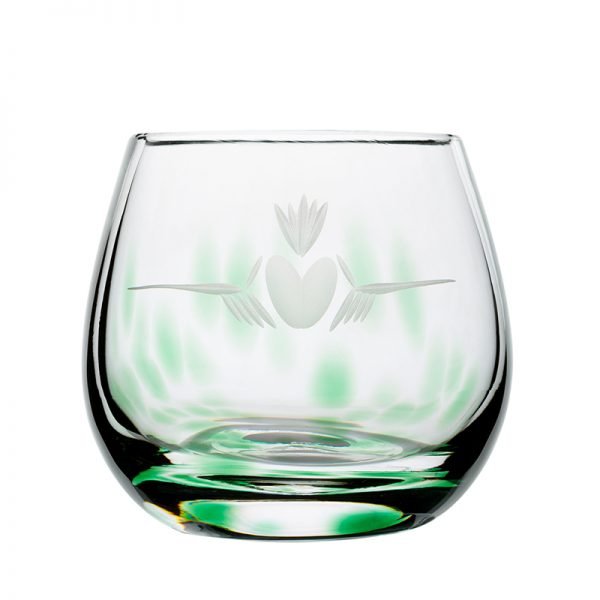 Irish Handmade Glass Company Claddagh Tealight Votive - The Celtic Gift Store - Decor