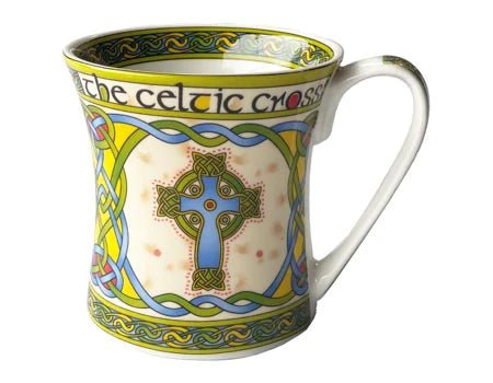 Irish High Cross Mug - Irish Weave - The Celtic Gift Store - Drinkware