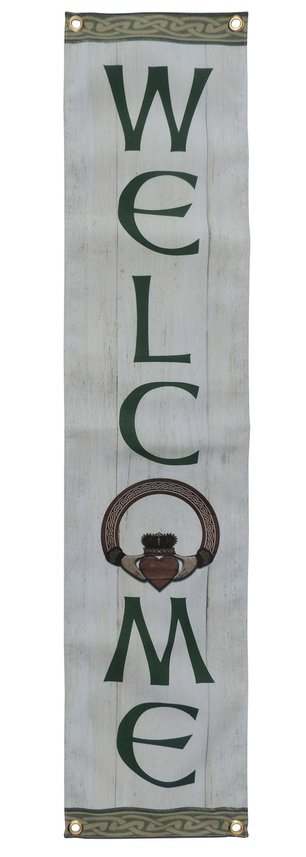 Irish Welcome Claddagh Banner - The Celtic Gift Store - Decor