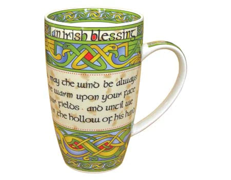 Irish Blessing Mug- Irish Weave