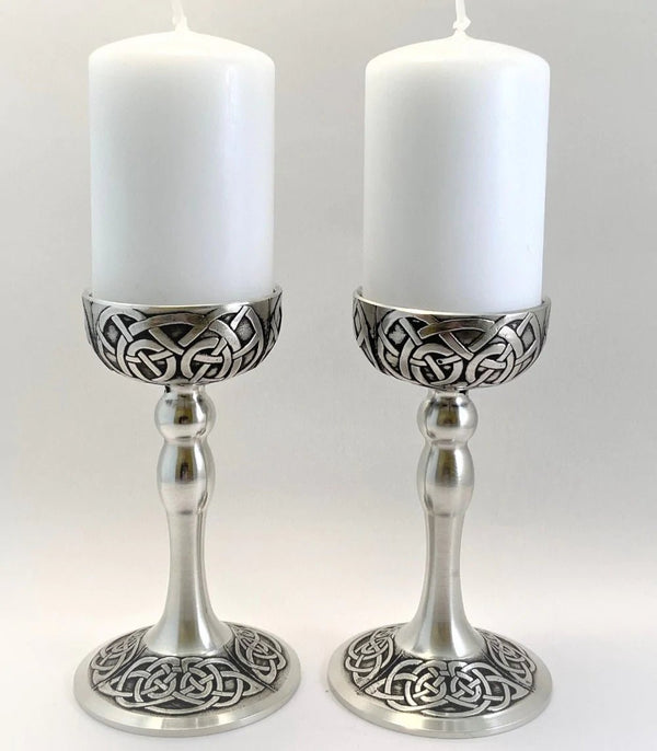 Kells Pewter Candle Holders - The Celtic Gift Store - 