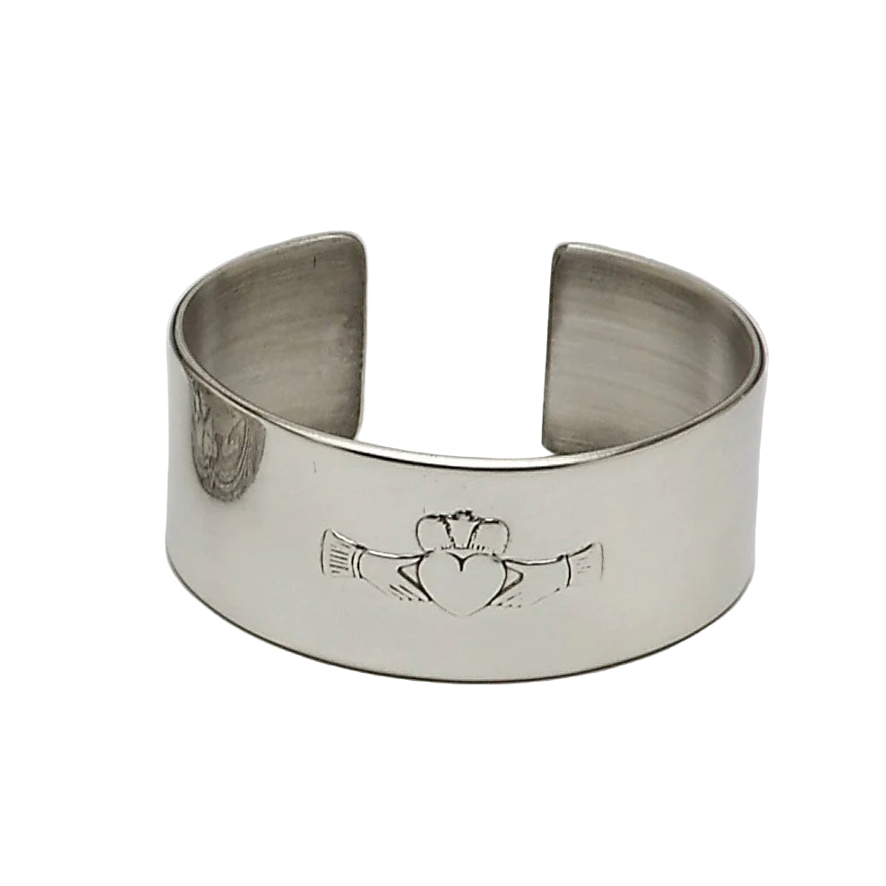 Ladies Pewter Bangle - Claddagh - The Celtic Gift Store - bracelets