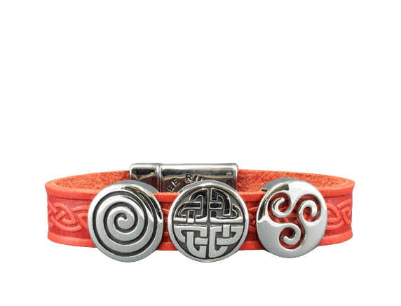 Lee River Aoife Leather Cuff Bracelet - The Celtic Gift Store - bracelets