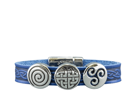 Lee River Aoife Leather Cuff Bracelet - The Celtic Gift Store - bracelets