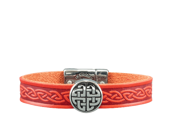 Lee River Celtic Knot Leather Cuff Bracelet - The Celtic Gift Store - bracelets