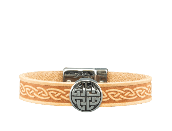 Lee River Celtic Knot Leather Cuff Bracelet - The Celtic Gift Store - bracelets