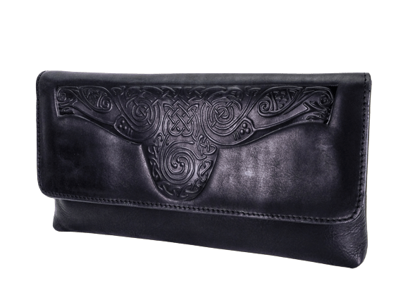 Lee River Ciara Leather Clutch Bag with Strap - The Celtic Gift Store - Handbags