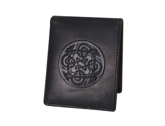 Lee River Cuchulainn Bi - Fold Leather Wallet - The Celtic Gift Store - Apparel & Accessories
