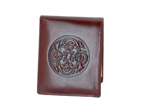 Lee River Cuchulainn Bi - Fold Leather Wallet - The Celtic Gift Store - Apparel & Accessories