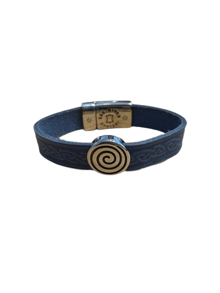 Lee River Irish Spiral Leather Cuff Bracelet - The Celtic Gift Store - bracelets