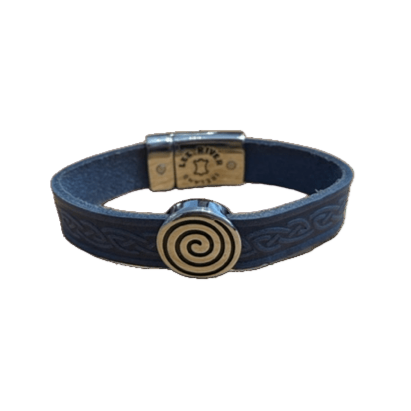 Lee River Irish Spiral Leather Cuff Bracelet - The Celtic Gift Store - bracelets