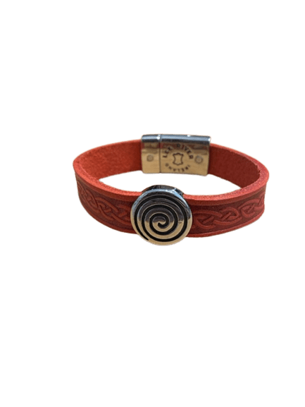 Lee River Irish Spiral Leather Cuff Bracelet - The Celtic Gift Store - bracelets