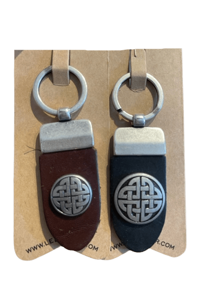 Lee River Leather Celtic Key Ring - The Celtic Gift Store - Apparel & Accessories