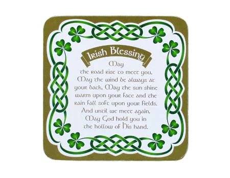 May the Road Rise to Meet You Coaster - The Celtic Gift Store - Tableware