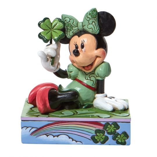 Minnie Shamrock Figurine by Jim Shore - The Celtic Gift Store - 