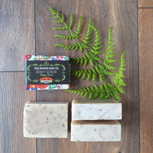 Moher Soap Co Poppy Seed Body Scrub - The Celtic Gift Store - Soap
