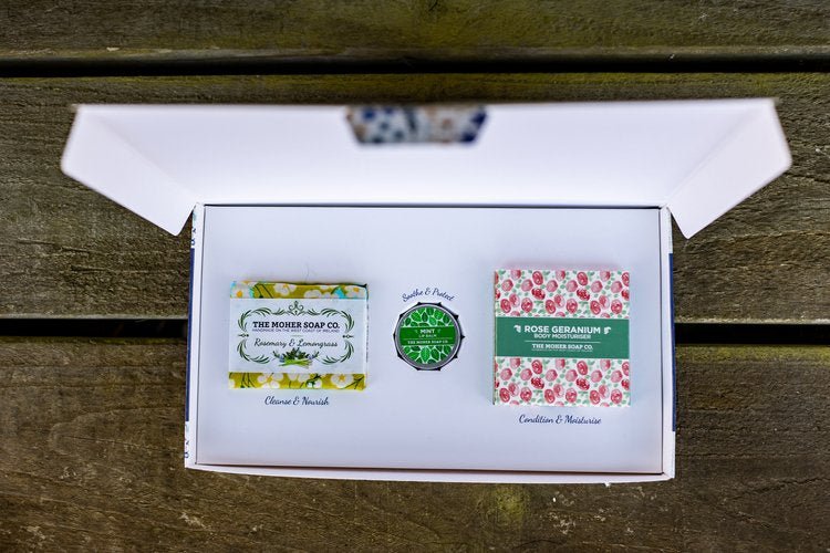 Moher Soap Company Puffins Perch Gift Box - The Celtic Gift Store - Skincare