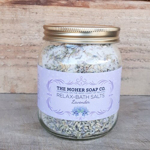 Moher Soap Company Relax Irish Lavender Bath Salts - The Celtic Gift Store - Beauty and Wellness