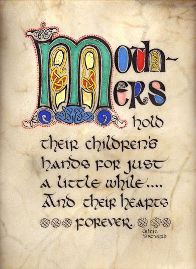 Mother's Blessing Greeting Card - The Celtic Gift Store - Decor