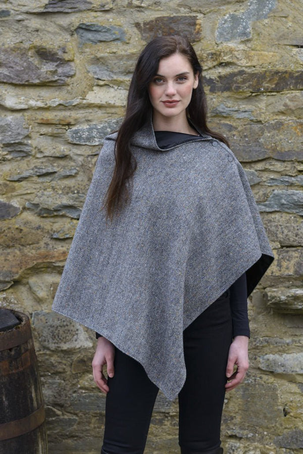 Mucros Weavers Wrap - Grey - The Celtic Gift Store - 