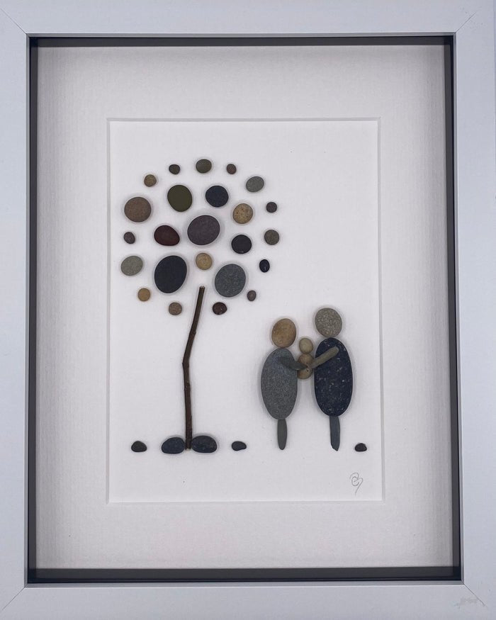 New Arrival Irish Pebble Art - 8"x10" Frame - The Celtic Gift Store - Decor