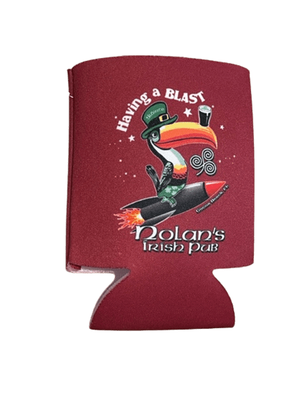 Nolan's Maroon Koozie - The Celtic Gift Store - 